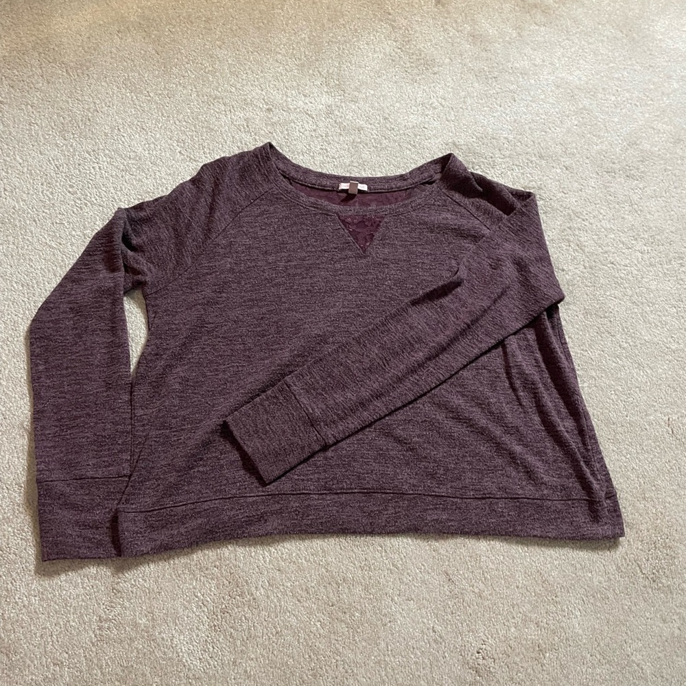 Victoria's Secret Plum Knit Top